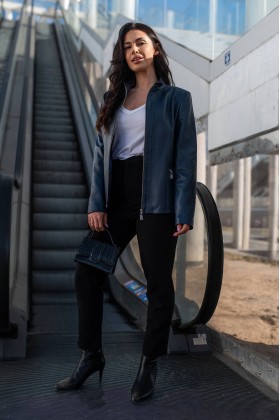 Kurtka Lena Jeans w jeansowym odcieniu | Monica Collection