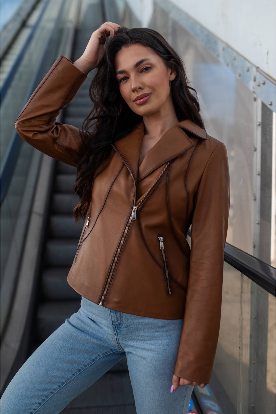Kurtka Engela Koniak | Monica Collection